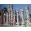 outdoor stone dragon columns for sale